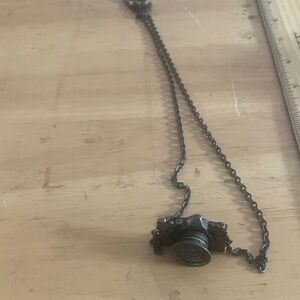 Vintage Camera Pendant Necklace